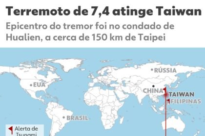 terremoto-em-taiwan:-equipes-buscam-18-desaparecidos;-400-estao-‘presos’-em-hotel-de-luxo